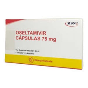 Oseltamivir 75 mg x 10 cápsulas